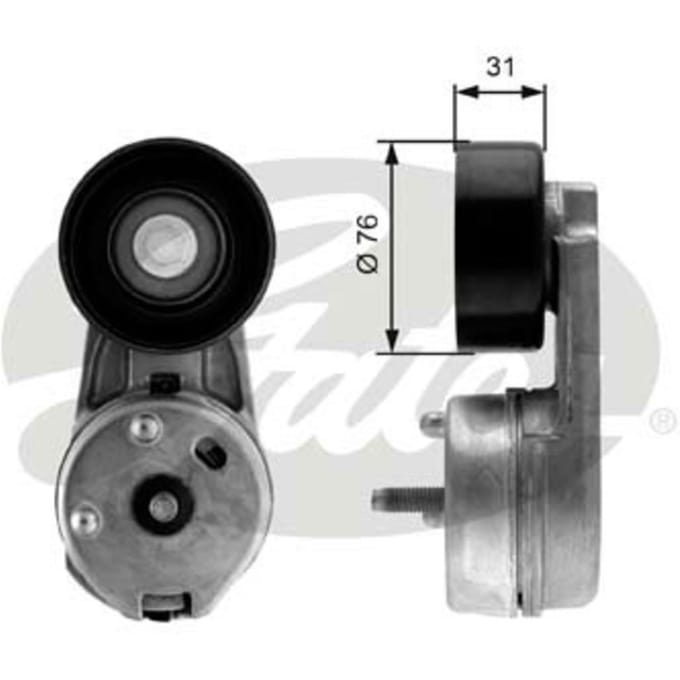 Spanpoelie, V-riem GATES T38279