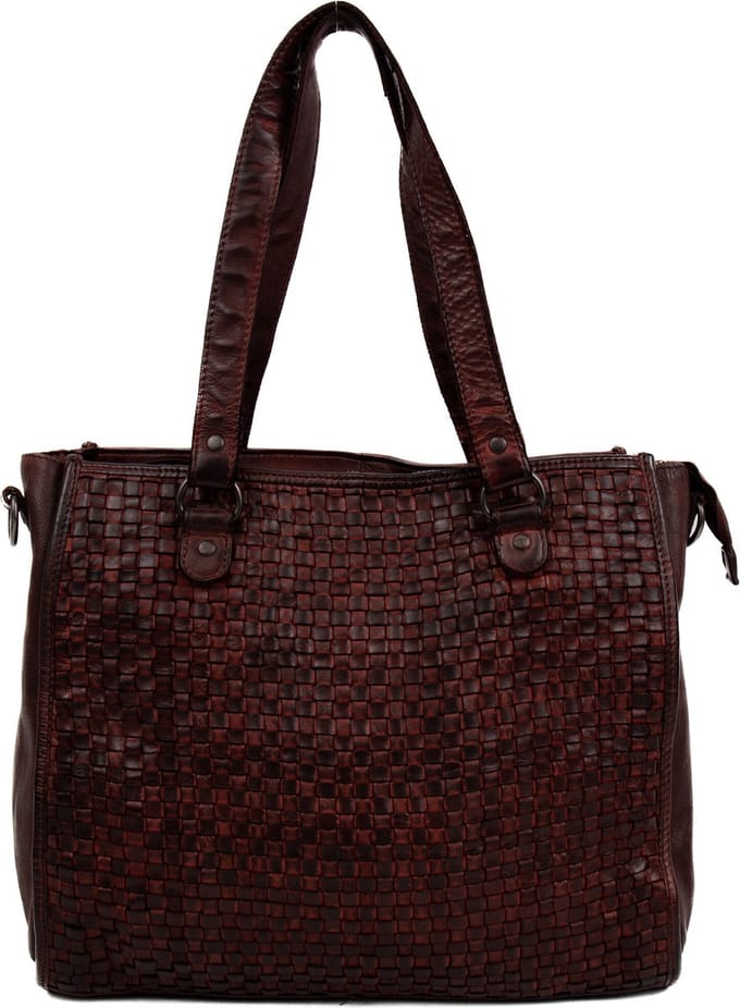 Bear Design Dorien Leren Shopper - Bordeaux