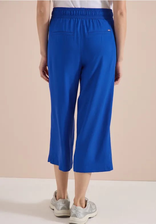 3/4 broek met wijde pijpen in Loose Fit