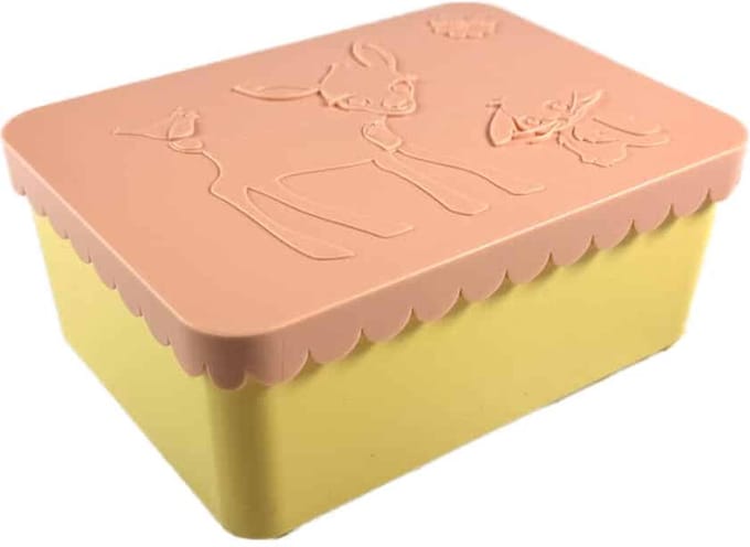 Blafre Lunchtrommel S - Hert Peach Licht Geel
