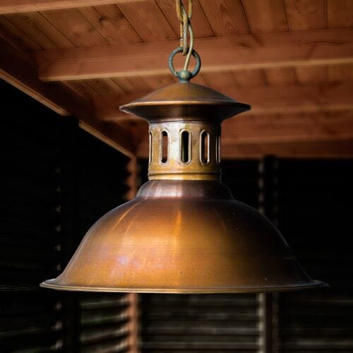 KS Verlichting Maxime L Verandalamp Koper