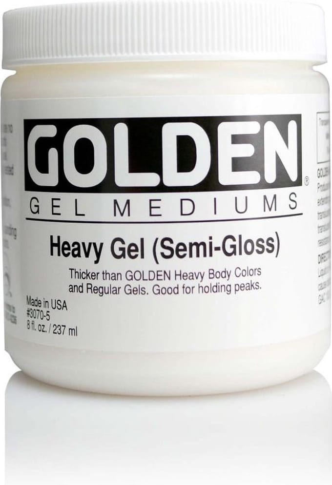 Golden | Gel Mediums | Heavy Gel (Semi-Gloss) | Pot á 237ml