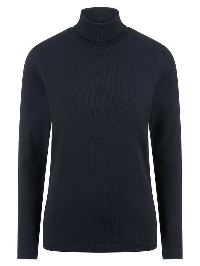 Colshirt Van Peter Hahn zwart