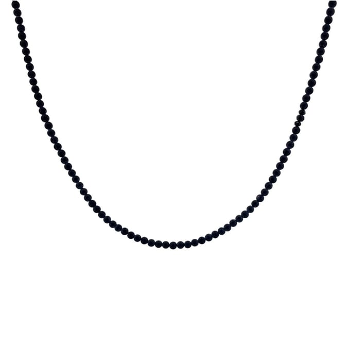 IbizaMen - heren - ketting - edelsteen - matte onyx - 4mm - 50cm
