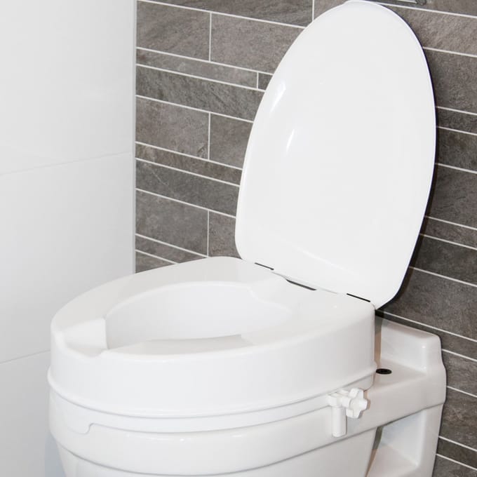 Toiletverhoger - 10 cm met deksel - Atlantis