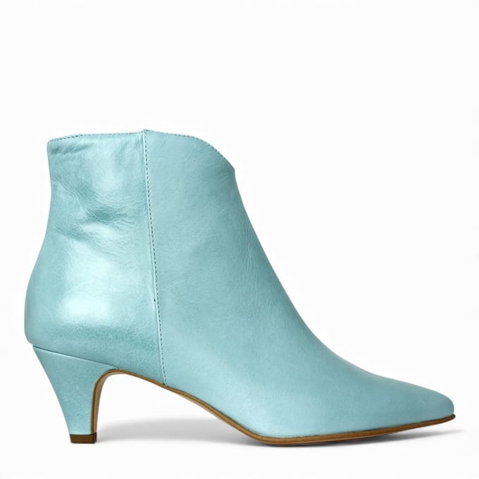 Noë Shoes Nirim Enkellaars Teal
