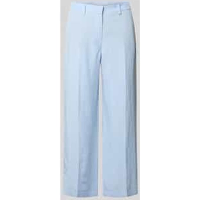 Stoffen broek met persplooien model 'OLESSA'
