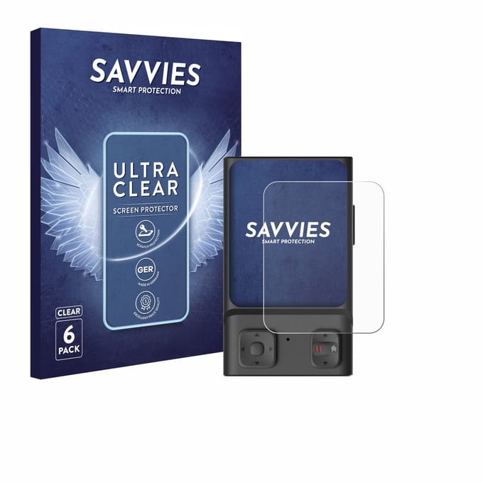 Savvies - Screenprotector voor Hoverair Beacon - Folie Beschermfolie transparant 6 Stuks