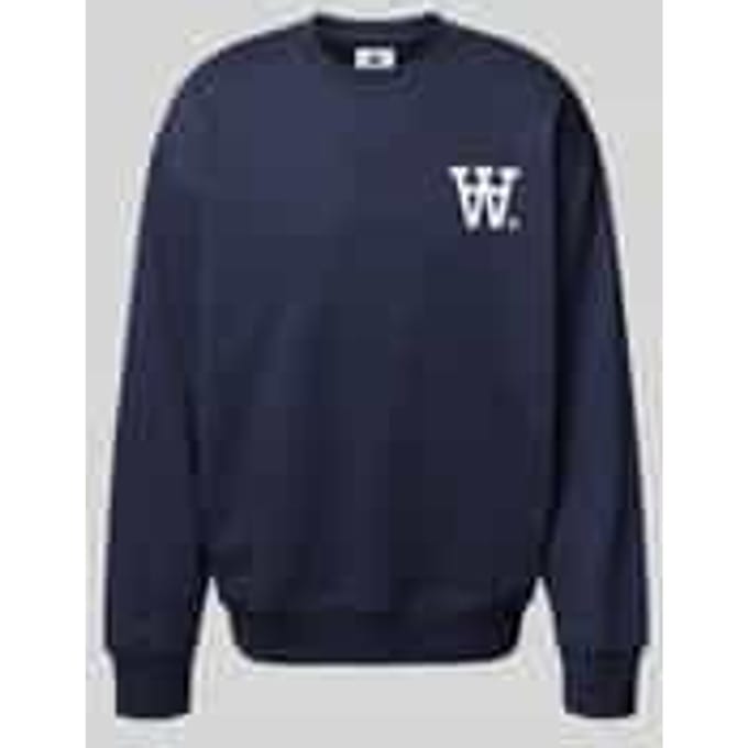 Oversized sweatshirt van katoen