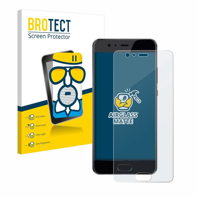 BROTECT - Screenprotector voor Huawei P10 Plus - Folie Beschermfolie Beschermglas matte