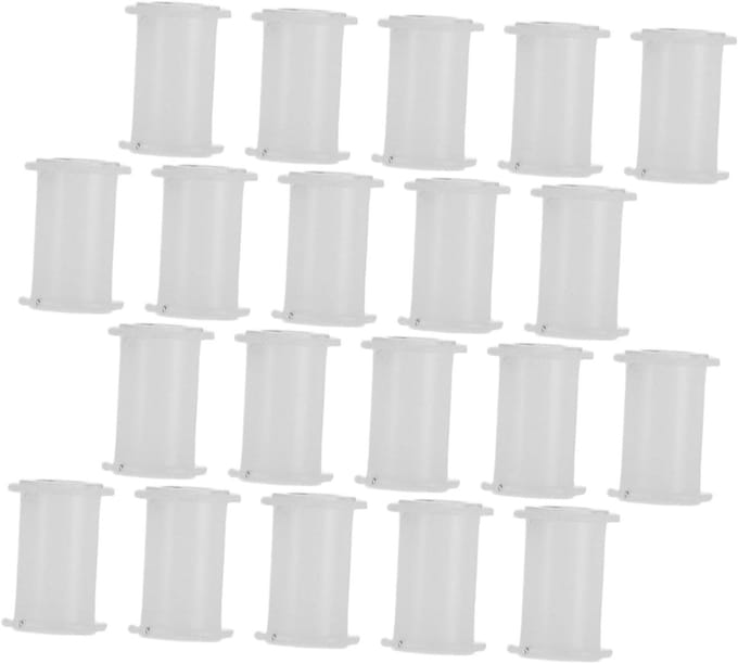 Cassetteband Rollers - Tape Lagerbussen - Tape Speler Reparatie - Geluidsarme Werking - 20 Stuks - Wit