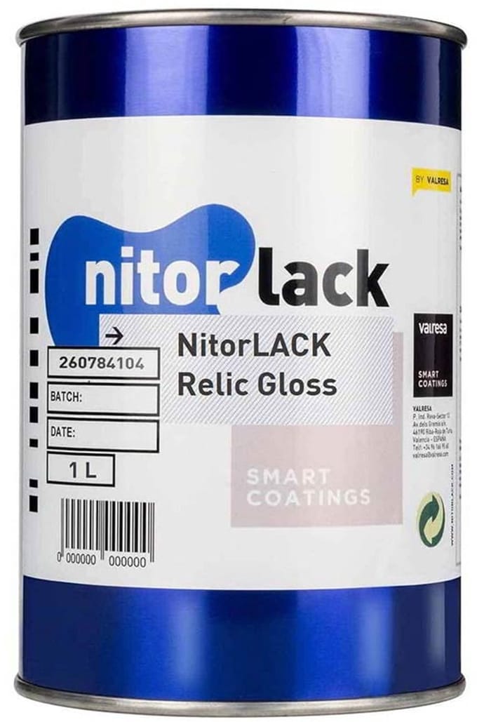 NitorLACK N260784104 nitrocellulose lak Relic Gloss Clear 1000ml blik