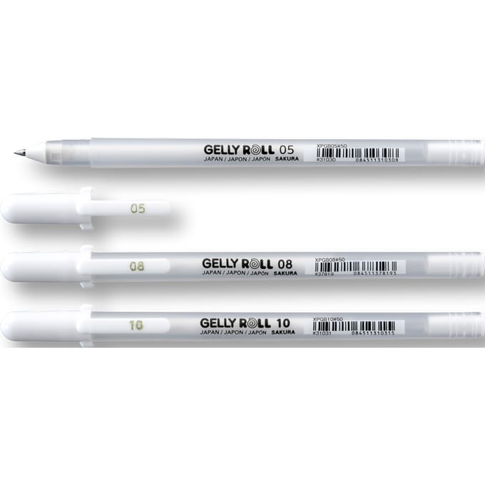 Gelschrijver Sakura Gelly Roll Classic 05 wit