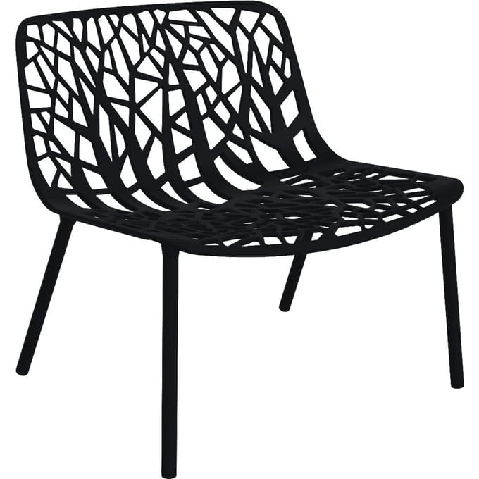 Fast Forest Lounge Stoel - zwart