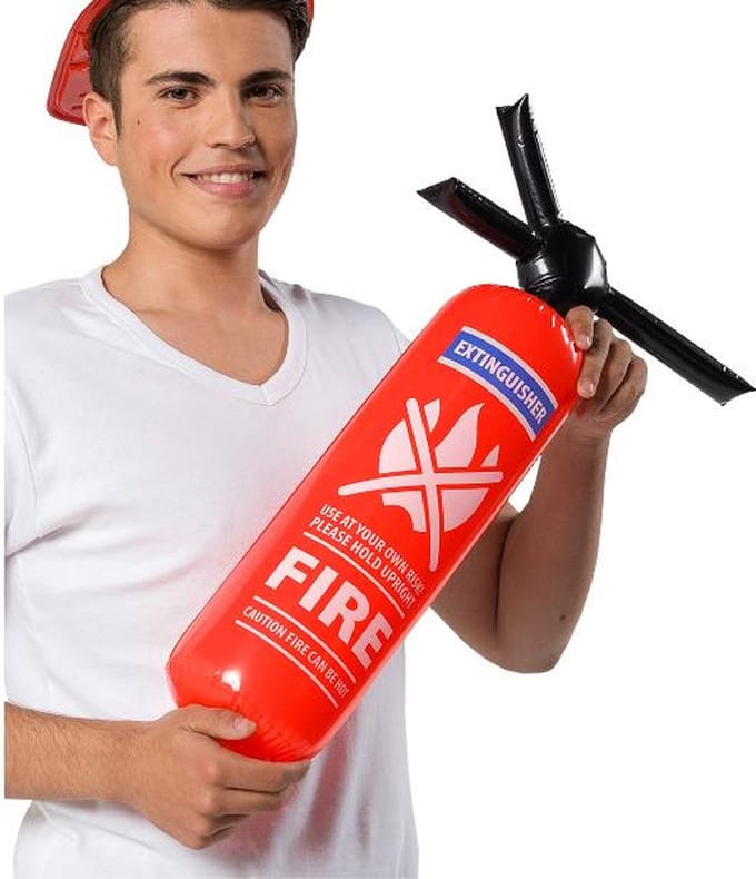 Folat - Opblaas Brandweer spuit 60cm