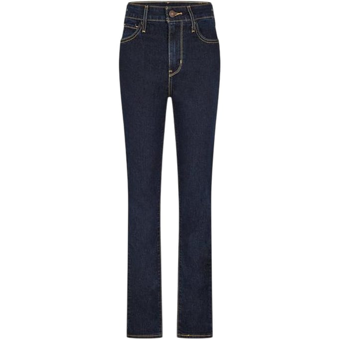 Levis Dames/Dames 721 Denim Skinny Jeans (Donkerblauw)