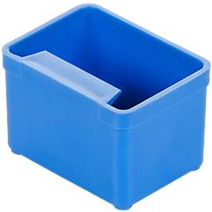 Inzetbak EK 351, PS, 40 stuks, blauw