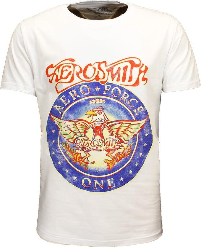 Aerosmith Aero Force Band T-Shirt - Officiële Merchandise - L