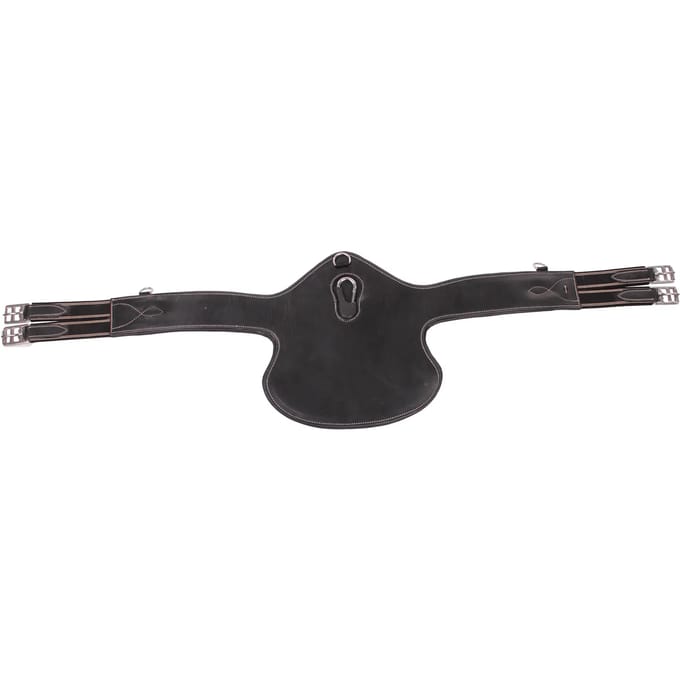 Horka Singel Met Buikflap Zwart-zilver - 130