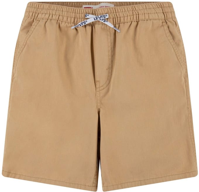 Levi´s ® Kids Pull On Woven Korte Jeans Bruin 14 Years Jongen