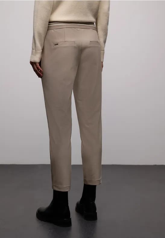 Broek met smalle pijpen