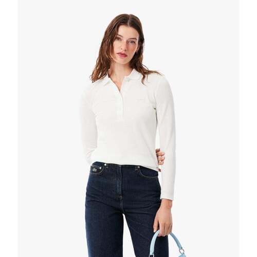 Polo Shirt Lange Mouw Lacoste Polo Farine