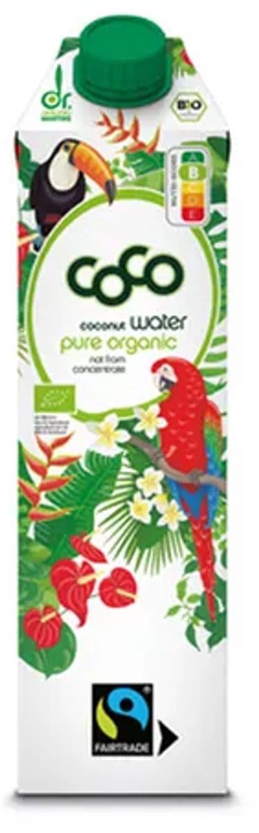 Dr Martins Kokoswater Pure BIO pak (6x 1000ml)