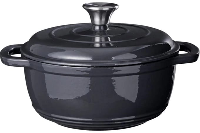 Gietijzeren Braadpan 'Siaki' grijs 22 cm