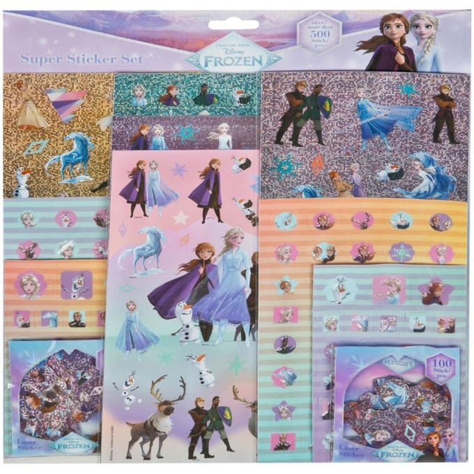 Frozen sticker set - 500 stuks