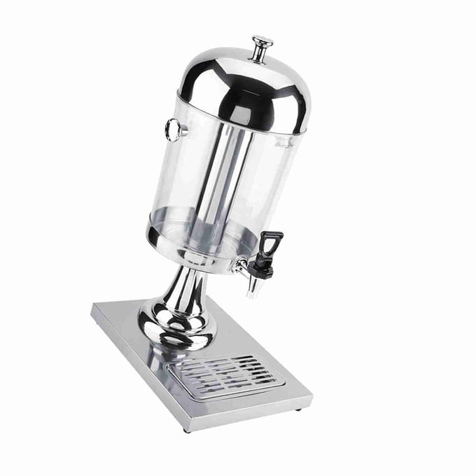 Roestvrijstalen Sapmachine Hot Cold Drankmachine voor Restaurant Hotel Bar (Zilver) white