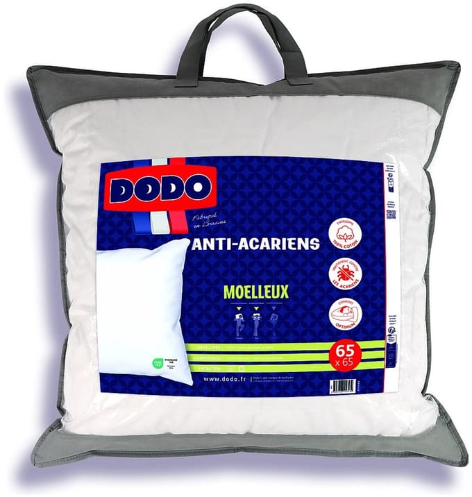 Vente-unique DODO anti-allergie kussen - 65x65 cm - ACTI PLUS II