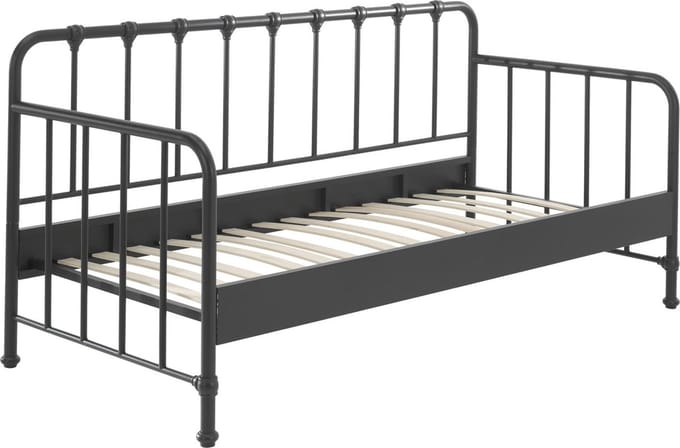 Kajuitbed Jay Zwart - Metaal - Hoogte 106 cm