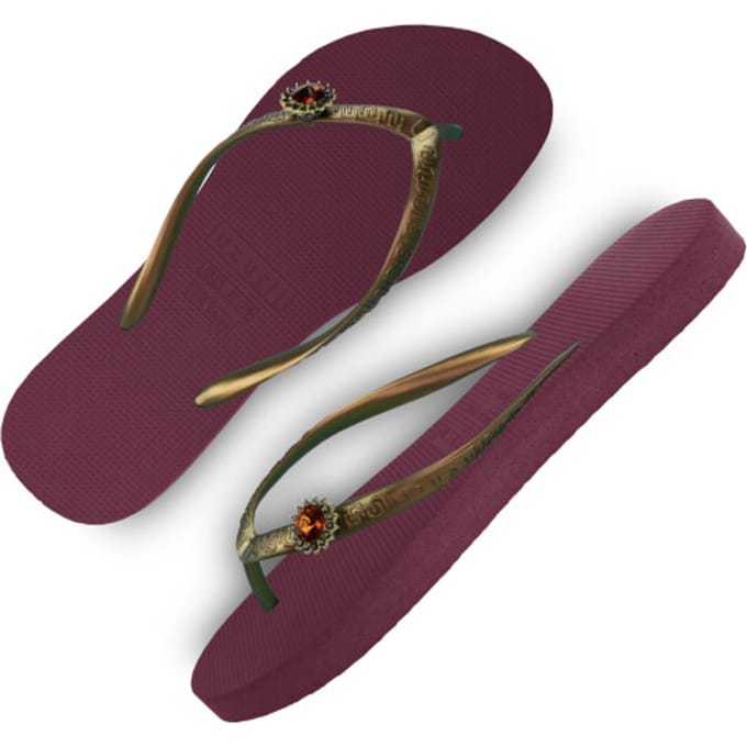 Uzurii Original Switch Dames Slippers Ruby | Bordeaux | Kunststof | Maat 41/42 | 18.514.44