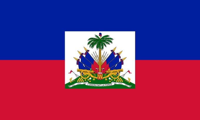 Vlag Haïti 300x450cm