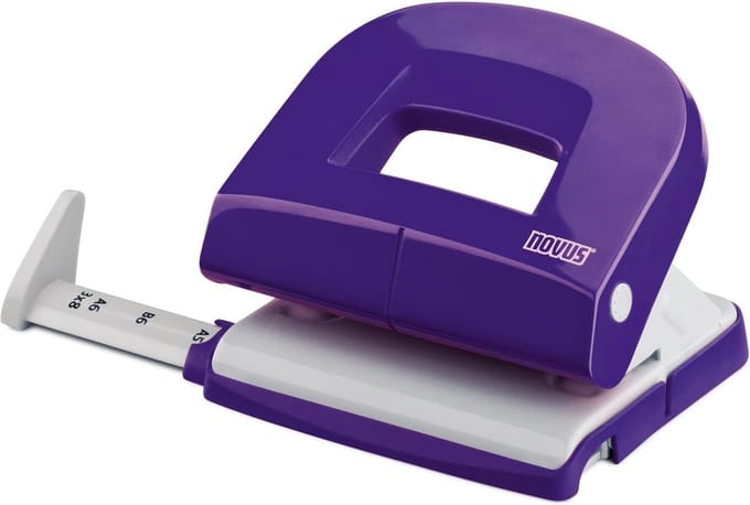 Glanzende Perforator - 16 Vellen Capaciteit met Aanslagrail voor Kantoor