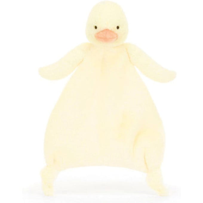 Jellycat knuffeldoekje bashful duckling
