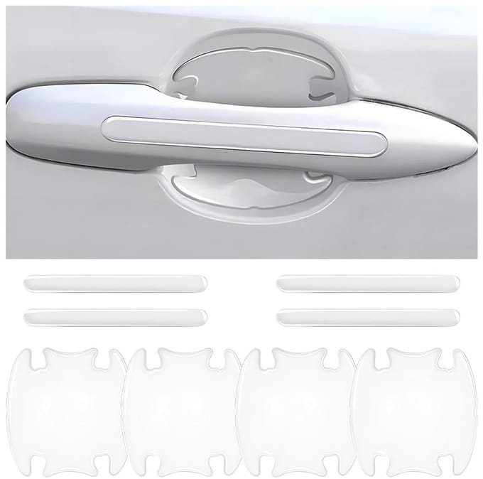 SPHProducts - Auto-deurklink stickers - Krasbestendig - Transparant - Lakbescherming - Universeel - Voor autodeuren