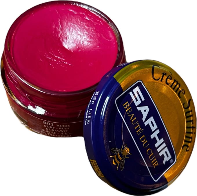 Saphir Creme Surfine (schoenpoets) - 901 robijnrood 901 robijn rood