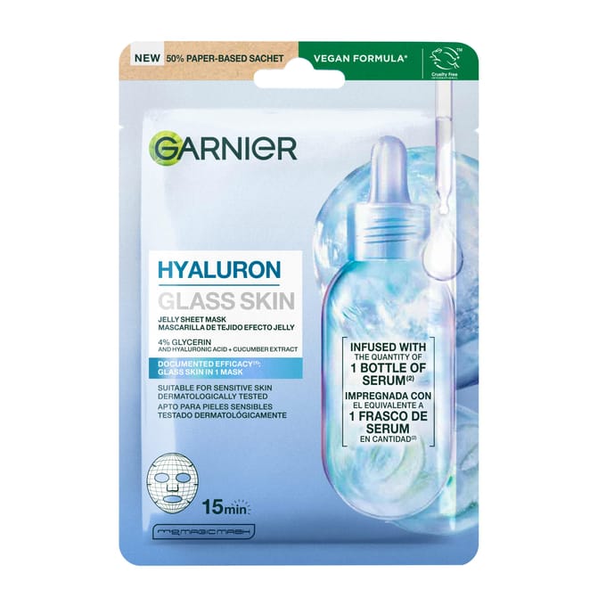 Garnier Hyaluron Glass Skin Jelly Sheet Mask 1 st