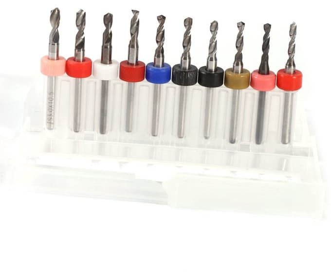 Dailygoody - Microboor - Harde materialen - Precisie boren 2.1-3mm - Geschikt voor modelbouw - 10 stuks