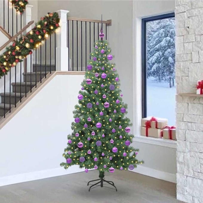 vidaXL - Kerstboom - Groen - 240 - cm - PVC