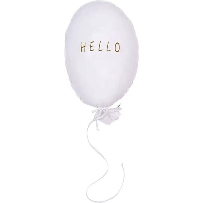 Bal Kussen Malomi Kids Hello Graphite