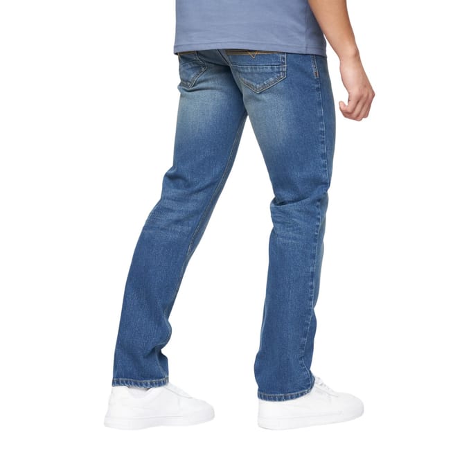 Crosshatch Heren Chas Straight Jeans (Tussentijdse wasbeurt)
