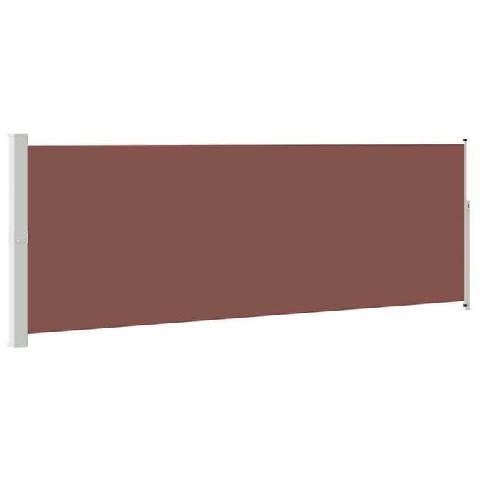 vidaXL - Zijluifel - uittrekbaar - 160x500 - cm - bruin