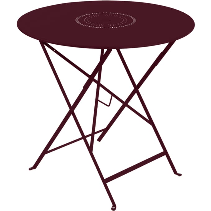 Fermob FLOREAL tafel - B9 zwarte kers - Ø 77 cm