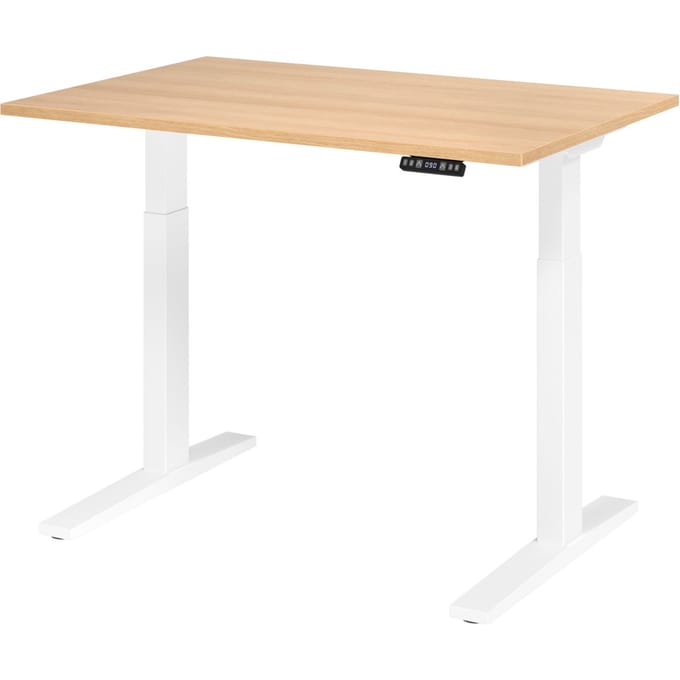 XMKA 12 W | Bureau - 120x80 Eiken Tafelhoogte I Elektrisch in hoogte verstelbaar