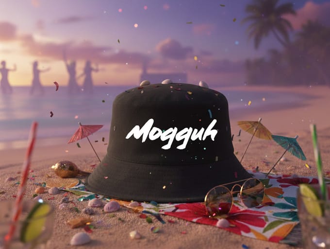 Mogguh Bucket Hat | Black | Maat M