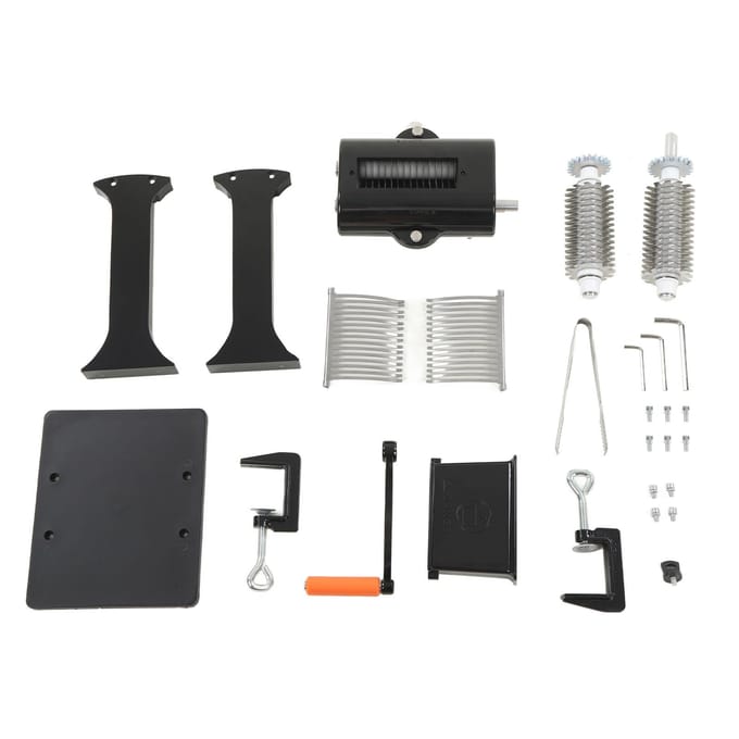 Verticale Handmatige Heavy Duty Vleesblokjes Snijmachine, Vleesvermalser, Jerky Snijmachine met Roestvrijstalen Bladen L black
