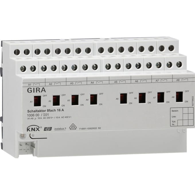 Gira KNX-schakelactuator-bussysteem DIN-rail - 100600