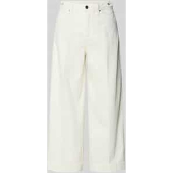 s.Oliver - female - Culotte jeans Suri / Regular Fit / Hoge taille / Wijde pijpen / Ongeverfd